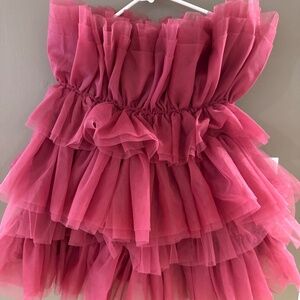Perfect for homecoming. Pink dress.